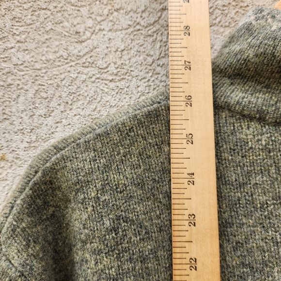 SEMANTIKS Women's Cardigan Medium Green Vintage Lambswool Angora Sweater - Picture 7 of 9